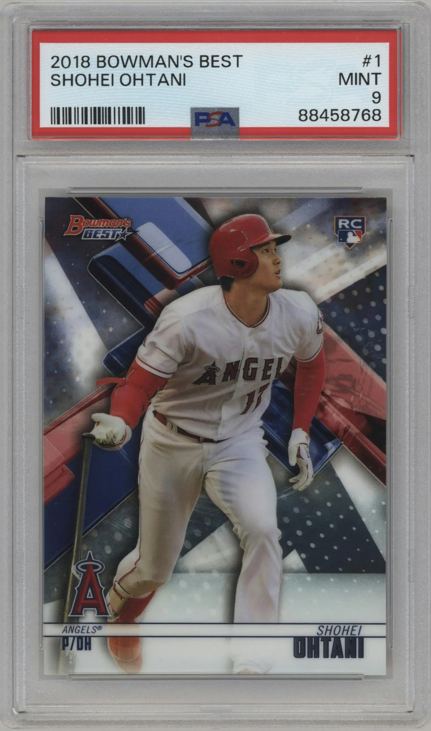 2018 Bowman’s Best Shohei Ohtani #1 PSA 9