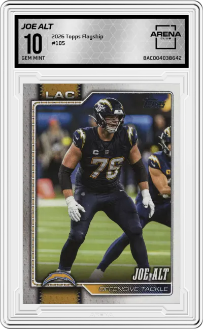 2026 Topps Flagship Joe Alt #105 ARENA CLUB 10