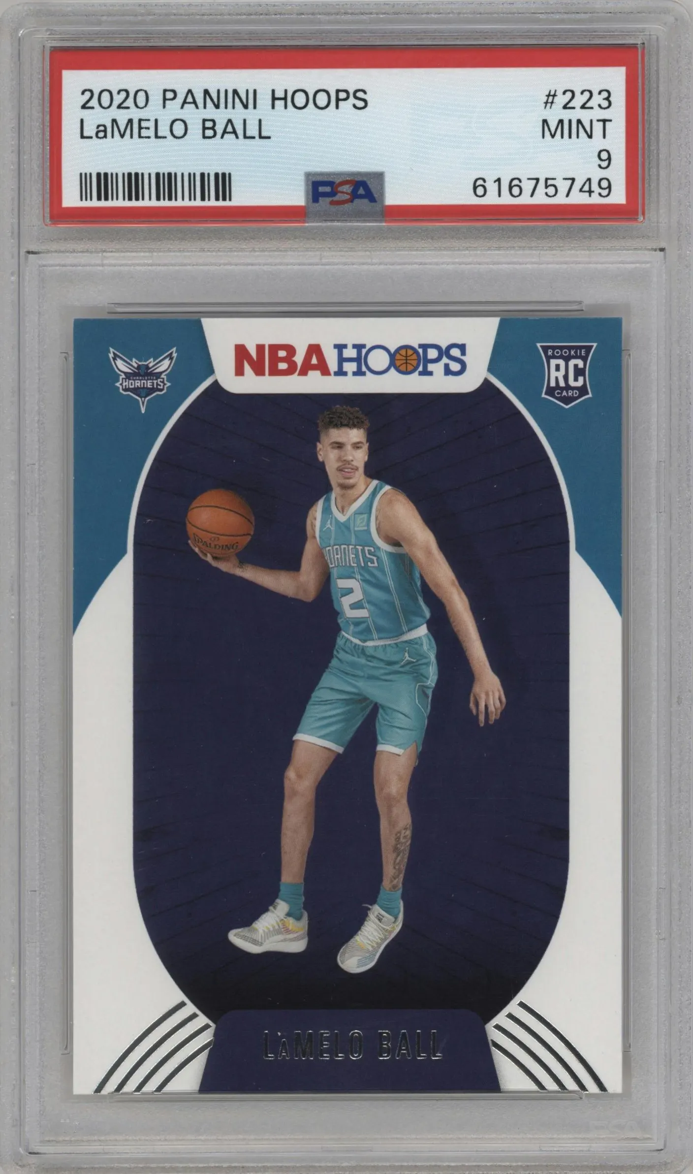2020 Panini NBA Hoops LaMelo Ball #223 PSA 9