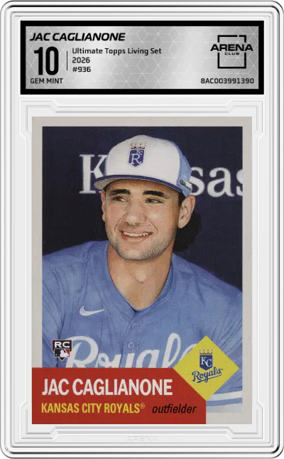 2018 Ultimate Topps Living Set 2026 Jac Caglianone #936 ARENA CLUB 10