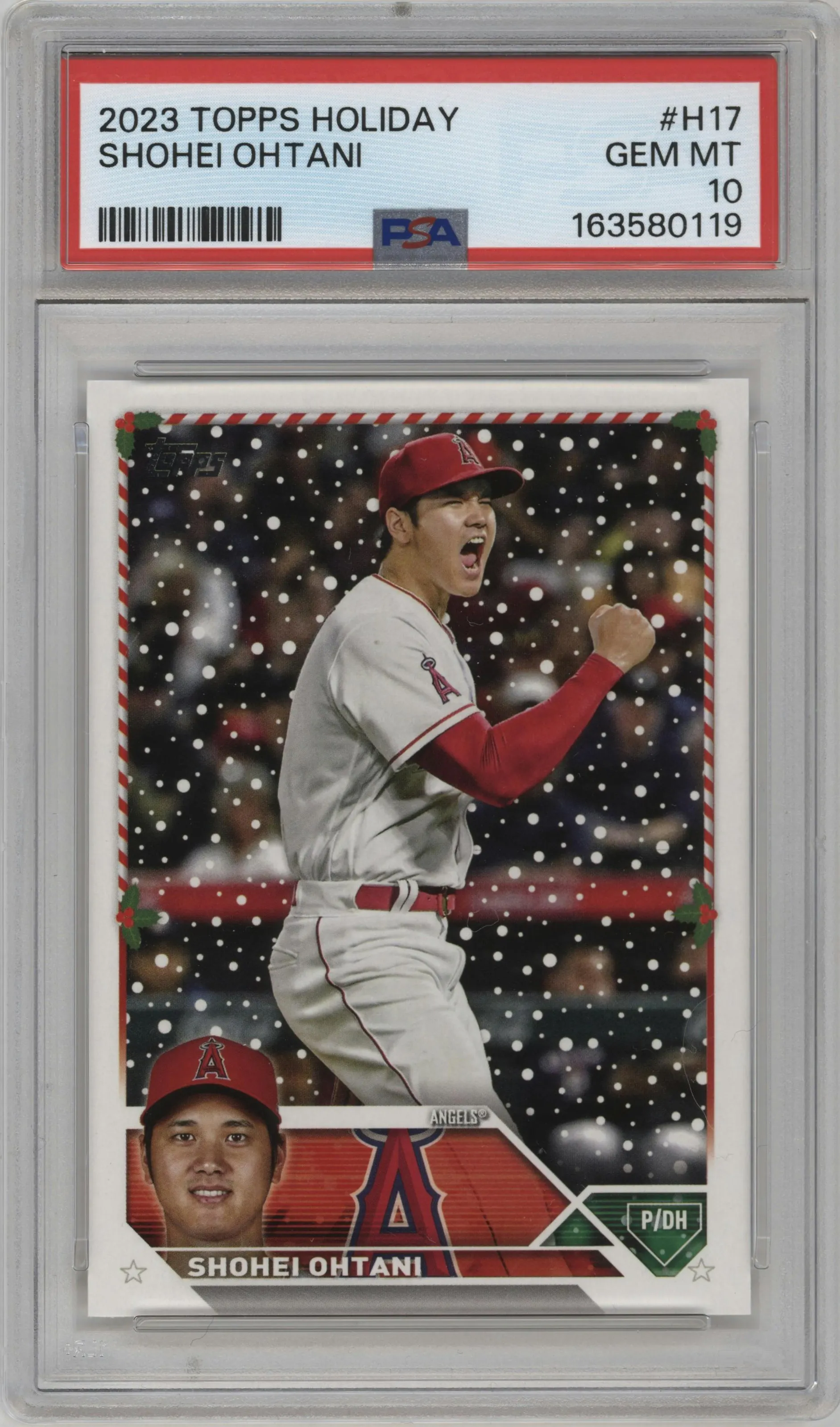 2023 Topps Holiday Shohei Ohtani #H17 PSA 10