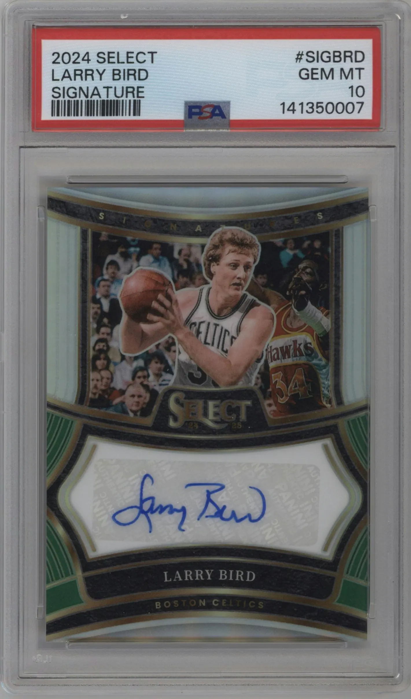 2024 Panini Select Sig. Larry Bird #SIG-BRD PSA 10