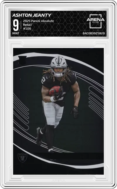 2025 Panini Absolute Ashton Jeanty Retail ARENA CLUB 9