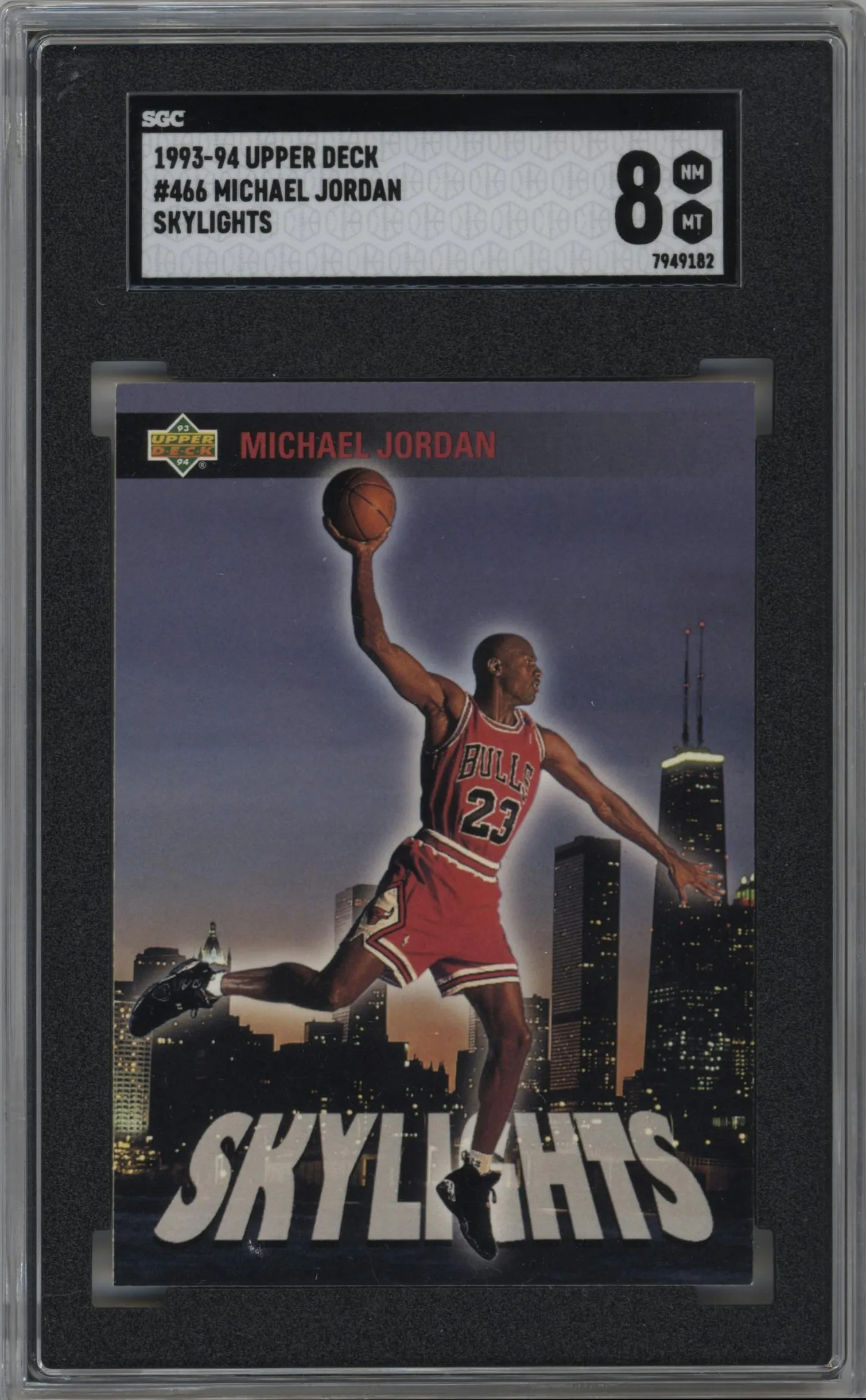 1993 Upper Deck Michael Jordan #466 SGC 8