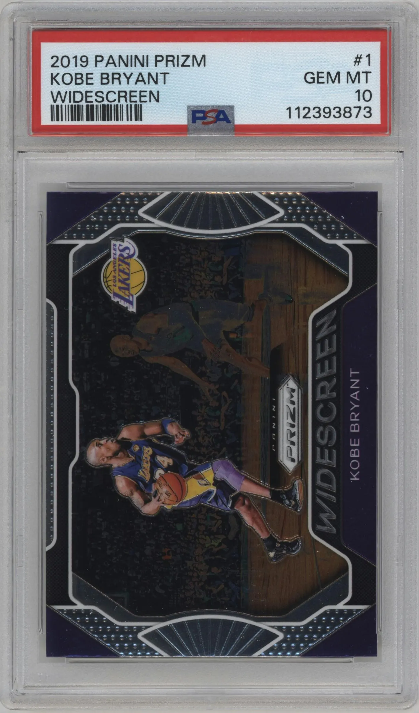 2019 Panini Prizm Widescreen Kobe Bryant #1 PSA 10