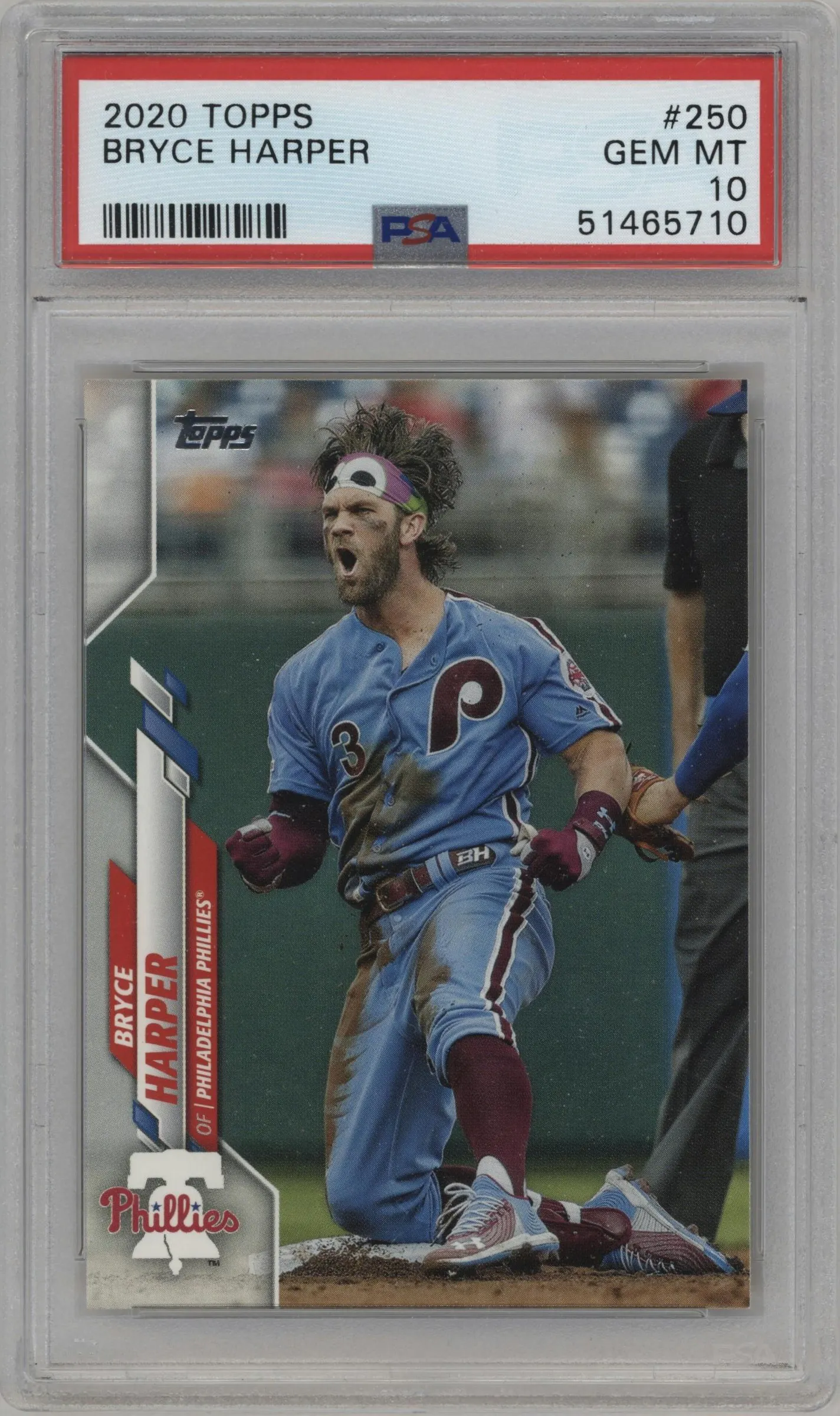 2020 Topps Series 1 Bryce Harper #250 PSA 10