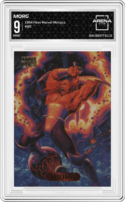 1994 Fleer Marvel Masterpieces Morg ARENA CLUB 9