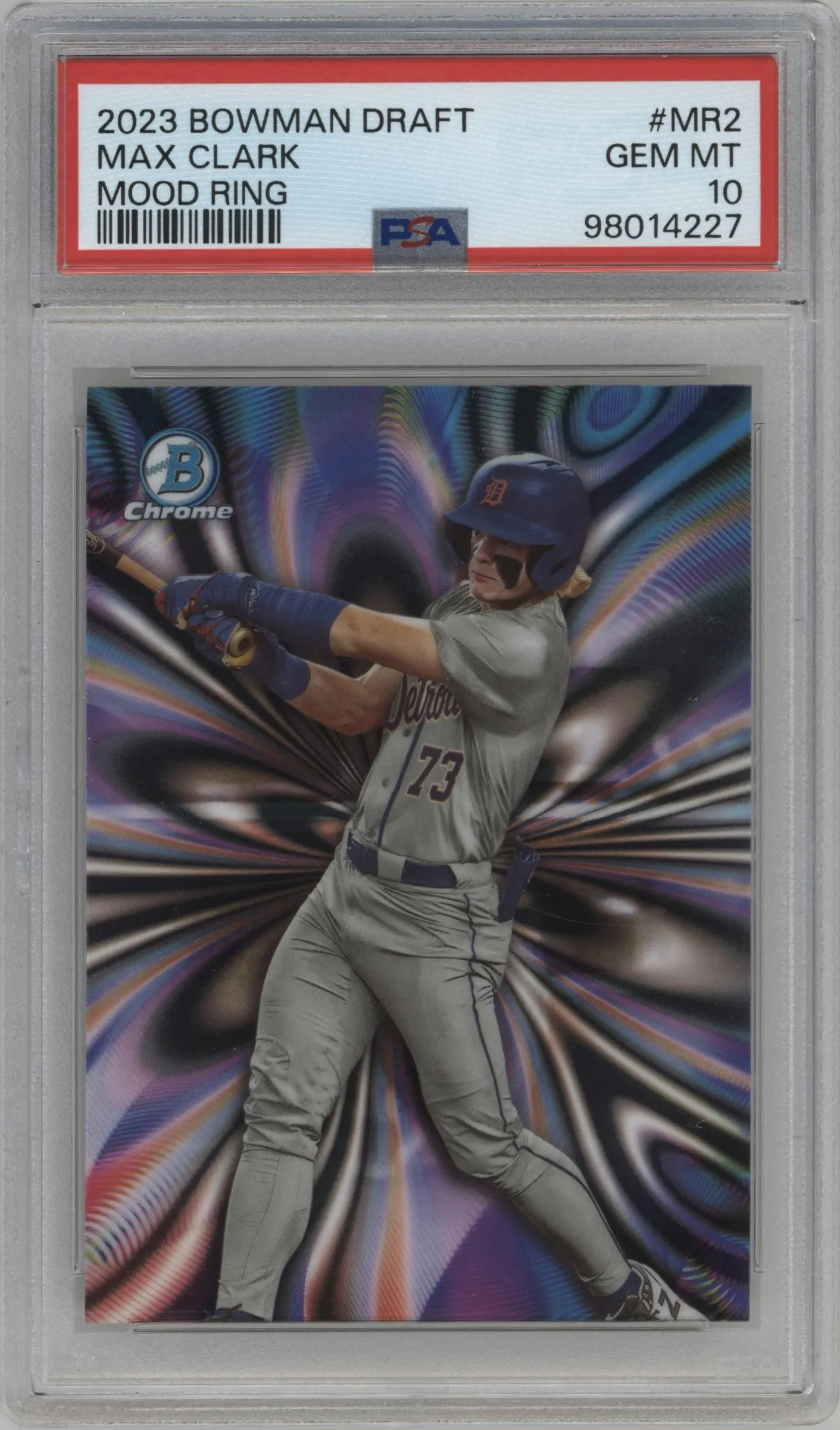 2023 Bowman Draft Mood Ring Max Clark #MR-2 PSA 10