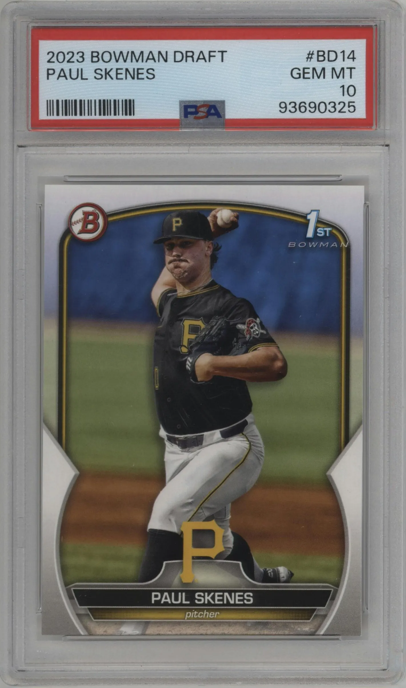 2023 Bowman Draft Paul Skenes PSA 10