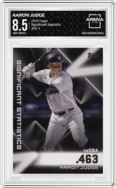 2023 Topps Series 2 Significant Statistics Aaron Judge #SS-1 ARENA CLUB 8.5