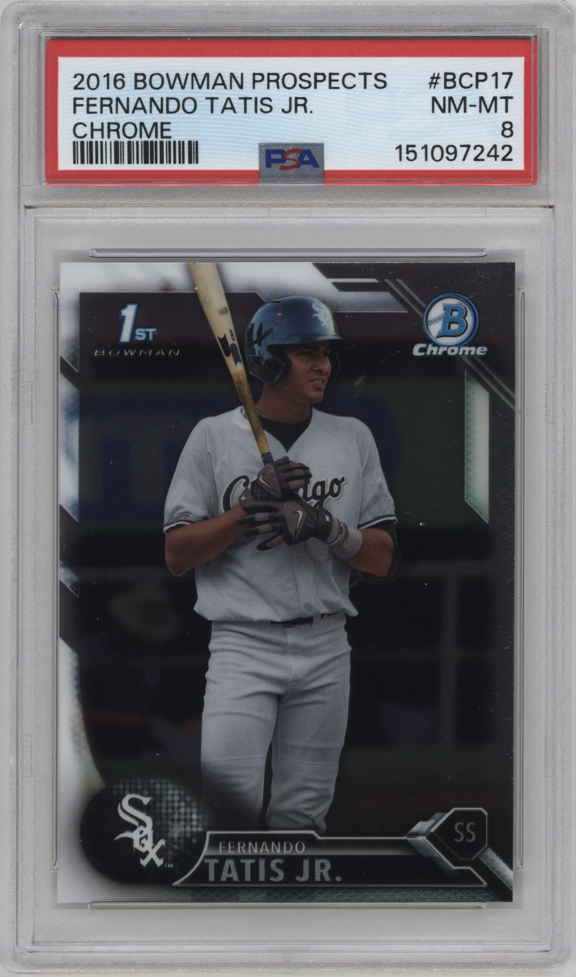 2016 Bowman Chr.Pros. Fernando Tatis Jr. PSA 8