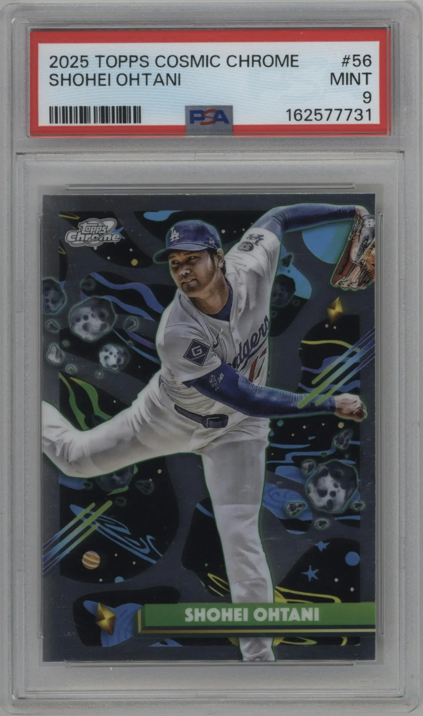 2025 Topps Chrome Cosmic Shohei Ohtani PSA 9