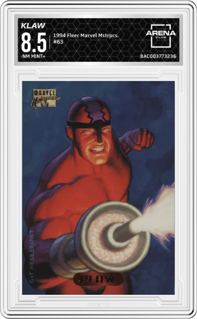 1994 Fleer Marvel Masterpieces Klaw ARENA CLUB 8.5