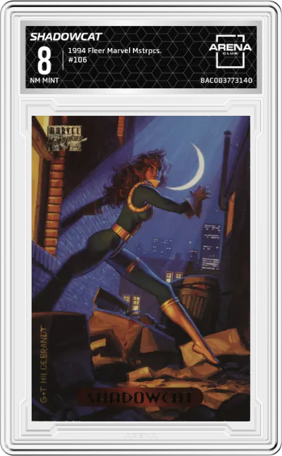1994 Fleer Marvel Masterpieces Shadowcat #106 ARENA CLUB 8