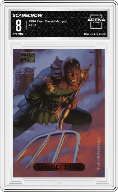 1994 Fleer Marvel Masterpieces Scarecrow ARENA CLUB 8