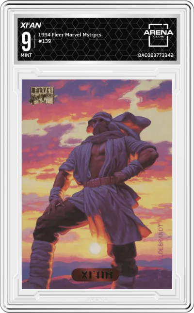 1994 Fleer Marvel Masterpieces Xi'an ARENA CLUB 9