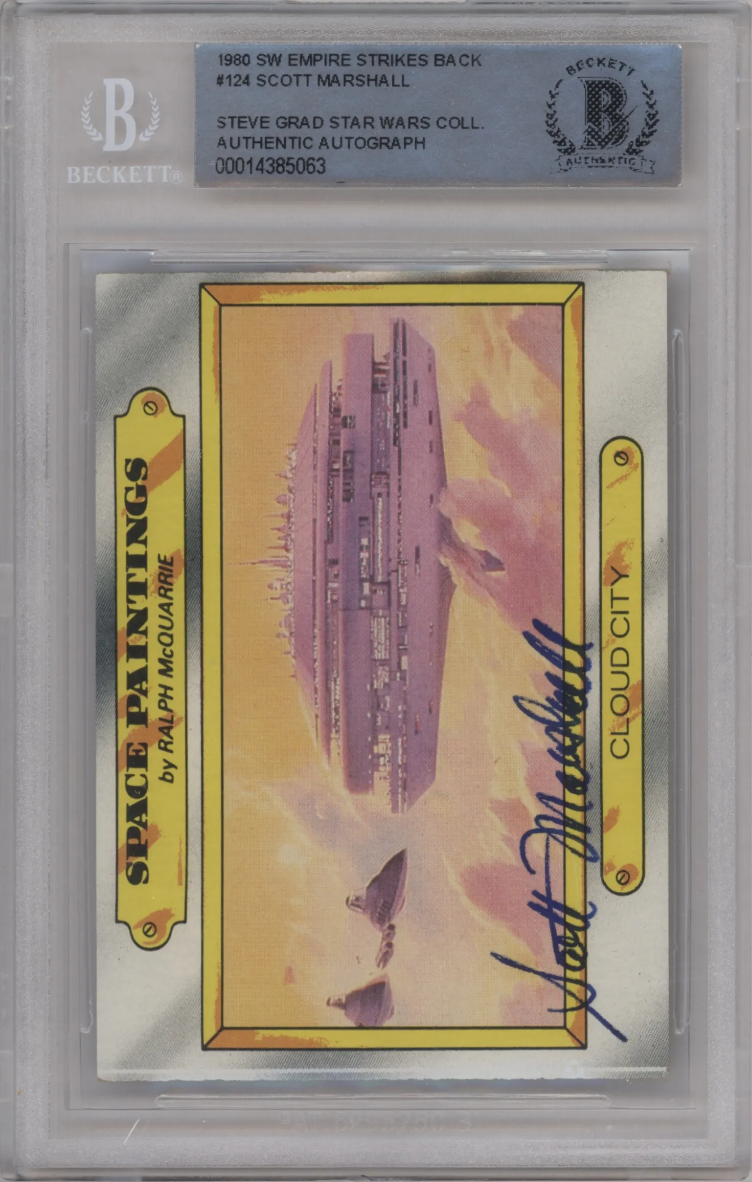 1980 Topps Star Wars Empire Strikes Back Series 1 Cloud City BGS AUTHENTIC #124 BGS