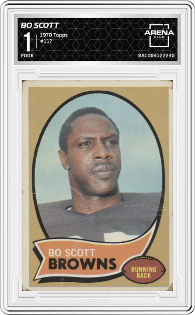 1970 Topps Bo Scott #117 ARENA CLUB 1