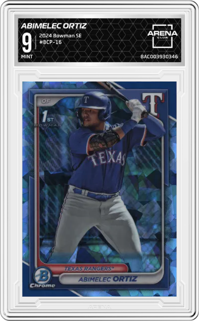 2024 Bowman Sapphire Edition Abimelec Ortiz ARENA CLUB 9
