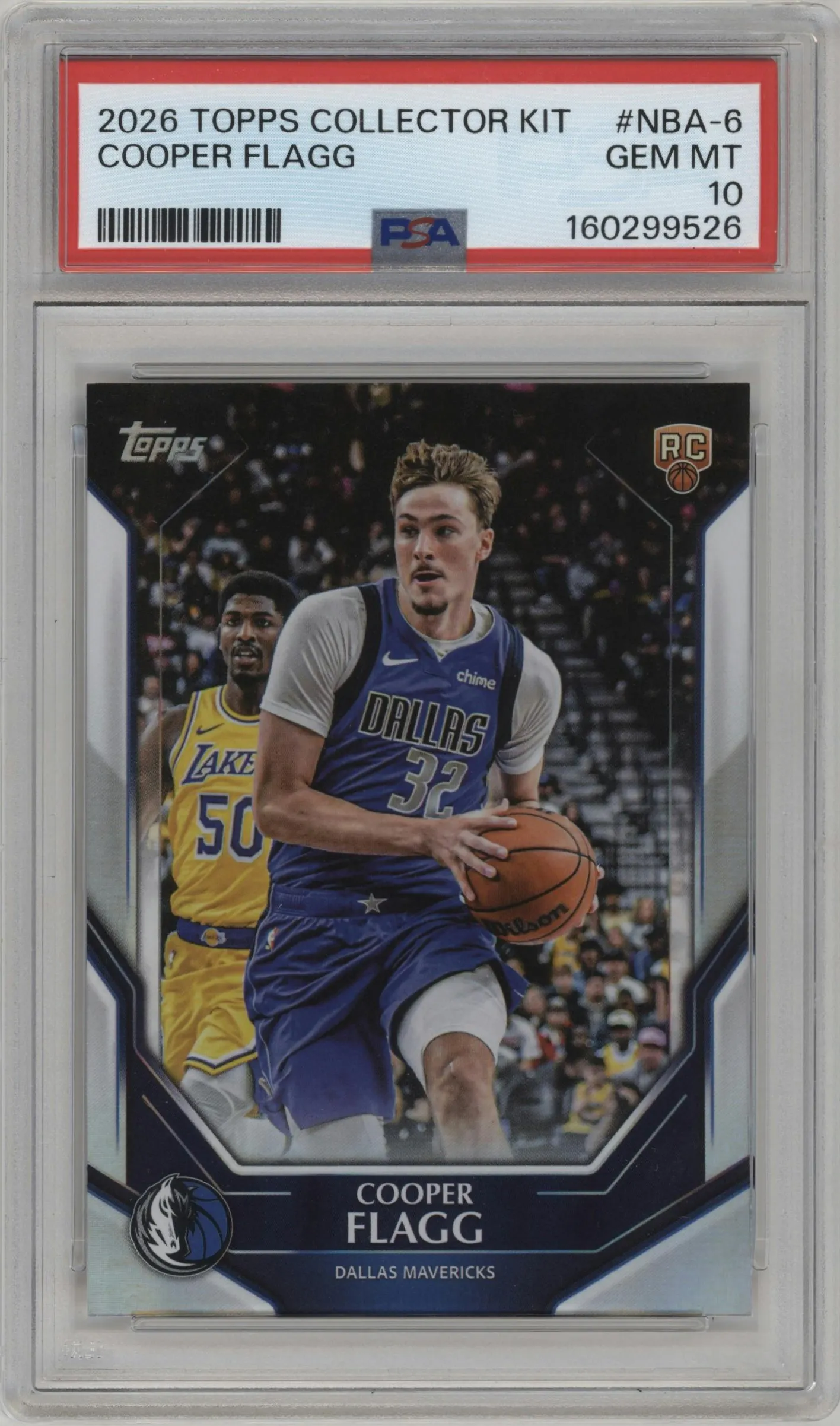 2025 Topps Collector Kit Cooper Flagg PSA 10