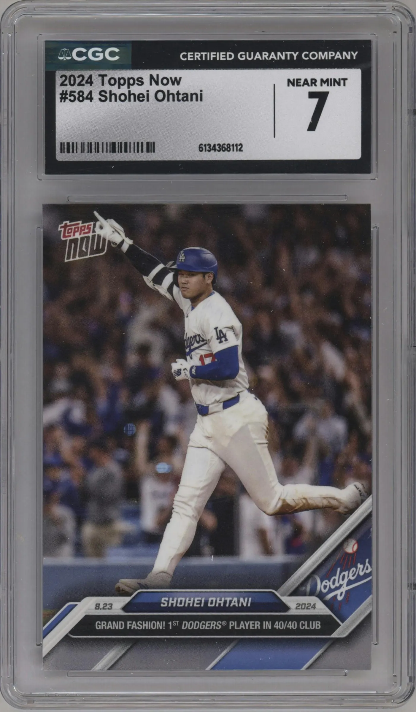 2024 Topps Now Shohei Ohtani #584 CGC 7