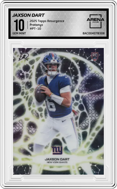 2025 Topps Resurgence Protonyx Jaxson Dart #PT-10 ARENA CLUB 10