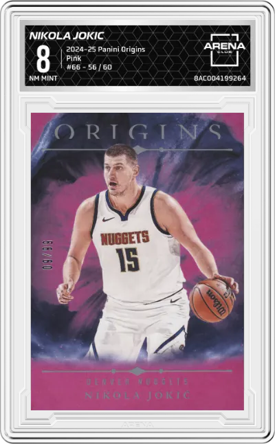 2024 Panini Origins Nikola Jokic Pink #66 ARENA CLUB 8