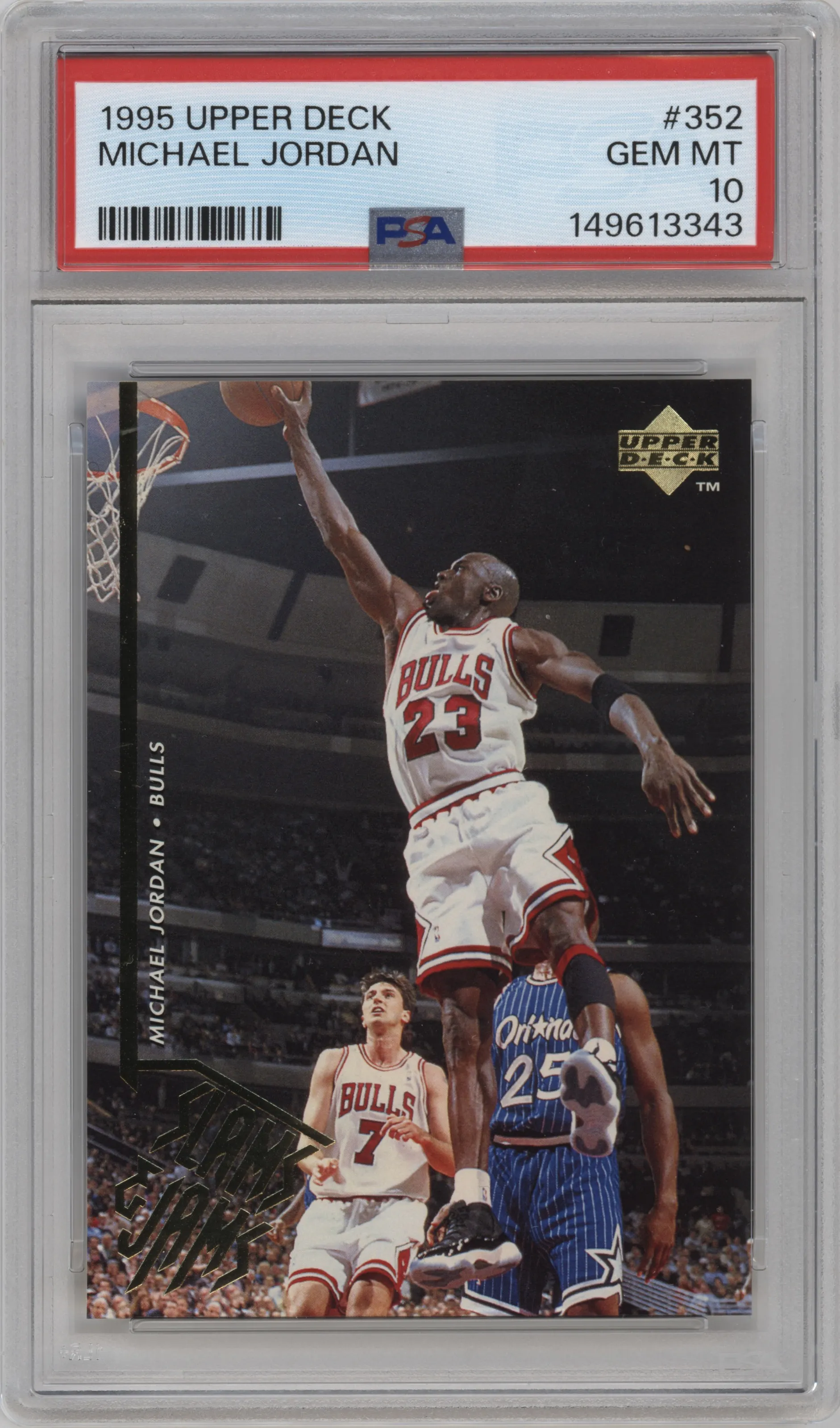 1995 Upper Deck Michael Jordan #352 PSA 10