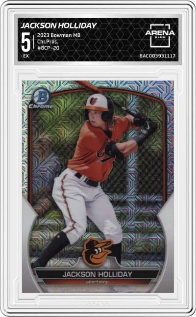 2023 Bowman Mega Box Chr.Pros. Jackson Holliday ARENA CLUB 5