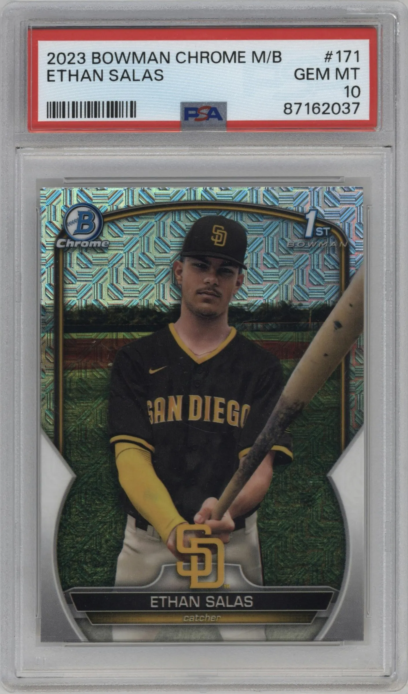 2023 Bowman Chrome Mega Box Ethan Salas #BCP-171 PSA 10