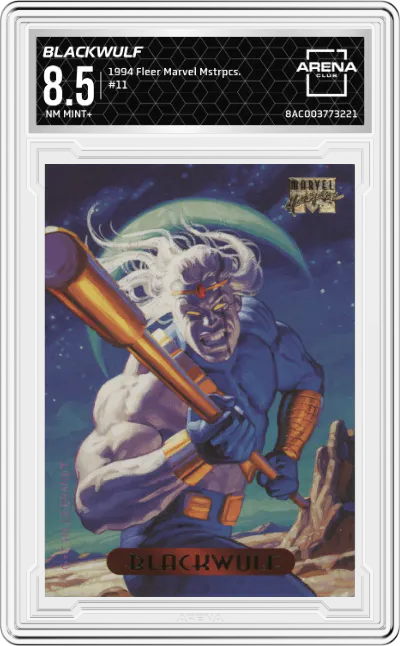 1994 Fleer Marvel Masterpieces Blackwulf ARENA CLUB 8.5