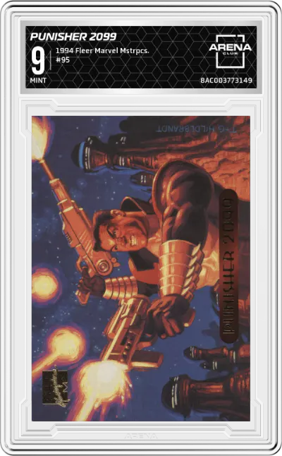 1994 Fleer Marvel Masterpieces Punisher 2099 ARENA CLUB 9