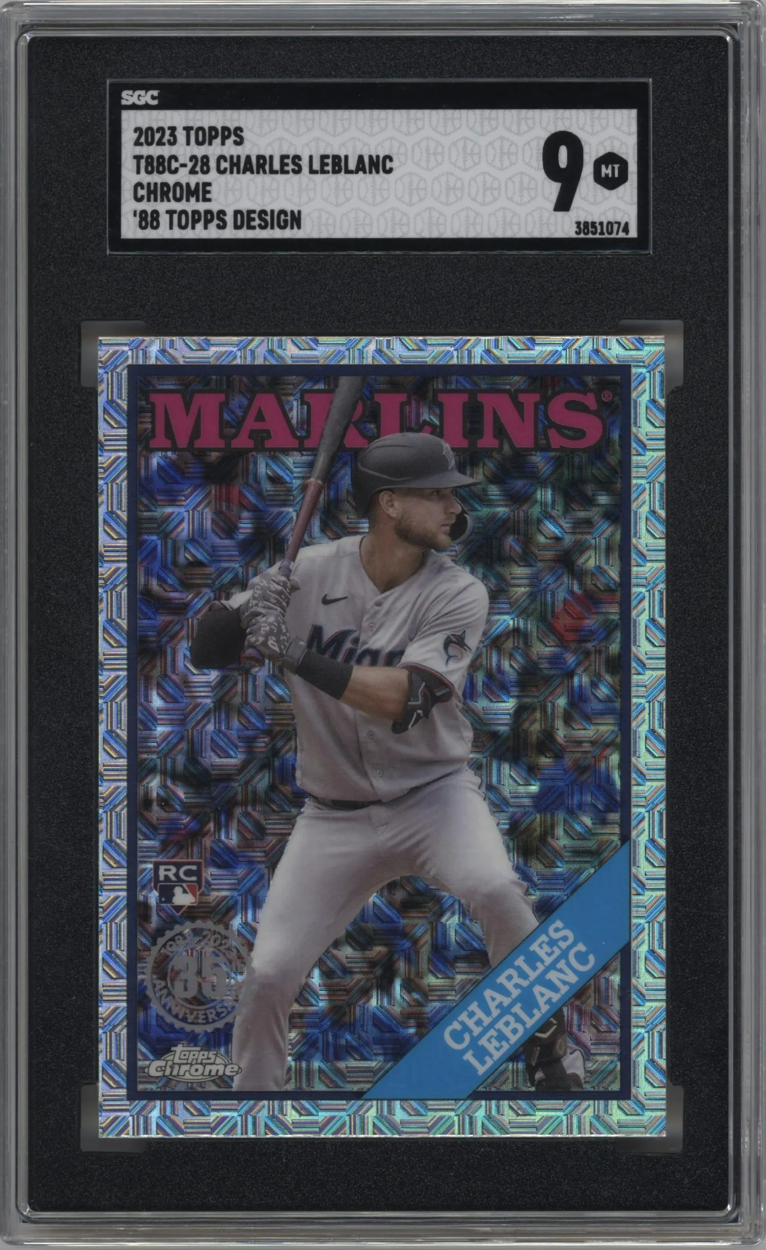 2023 Topps Silver Pack 1988 Topps Charles Leblanc #T88C-28 SGC 9