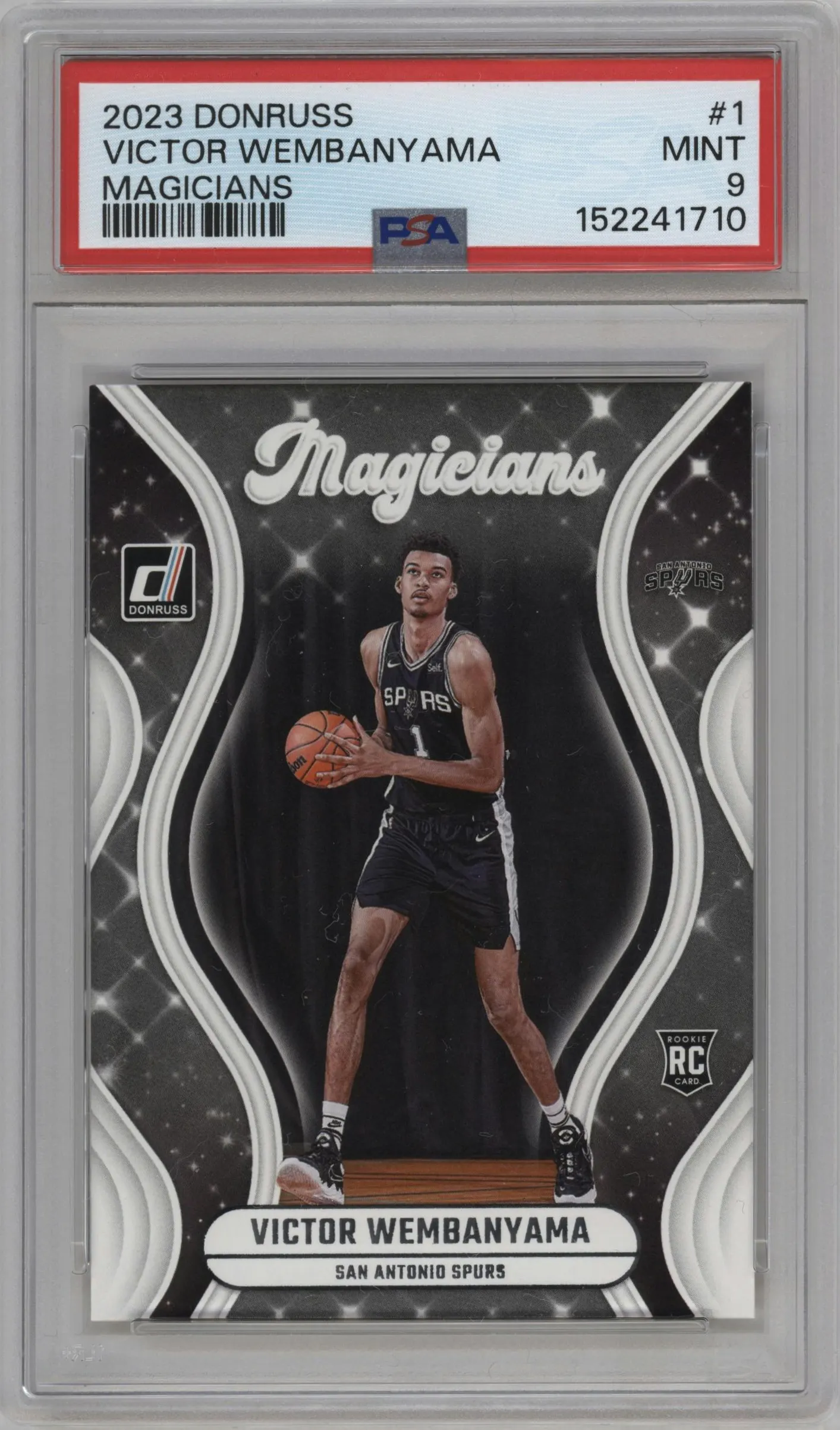 2023 Panini Donruss Magicians Victor Wembanyama #1 PSA 9