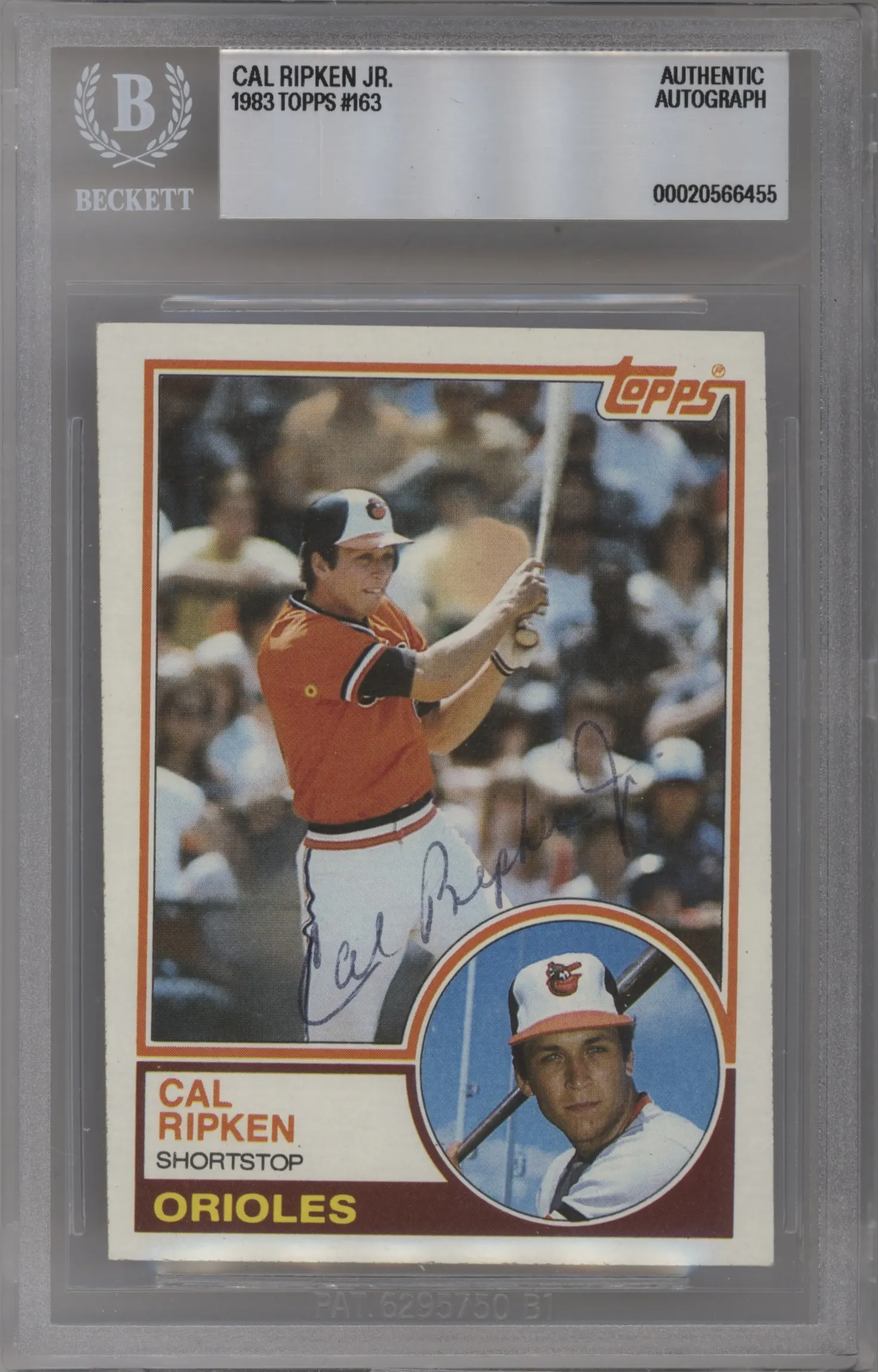 1983 Topps Cal Ripken BGS AUTHENTIC BGS