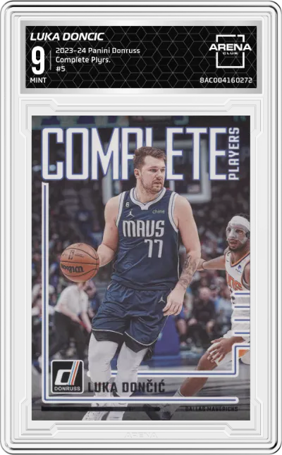 2023 Panini Donruss Complete Plyrs. Luka Doncic #5 ARENA CLUB 9