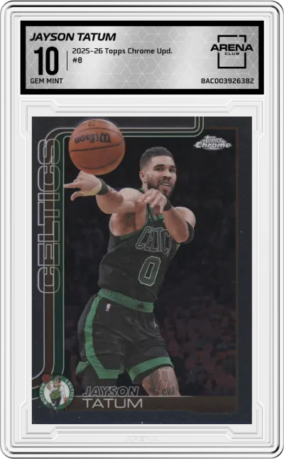 2025 Topps Chrome Update Jayson Tatum ARENA CLUB 10
