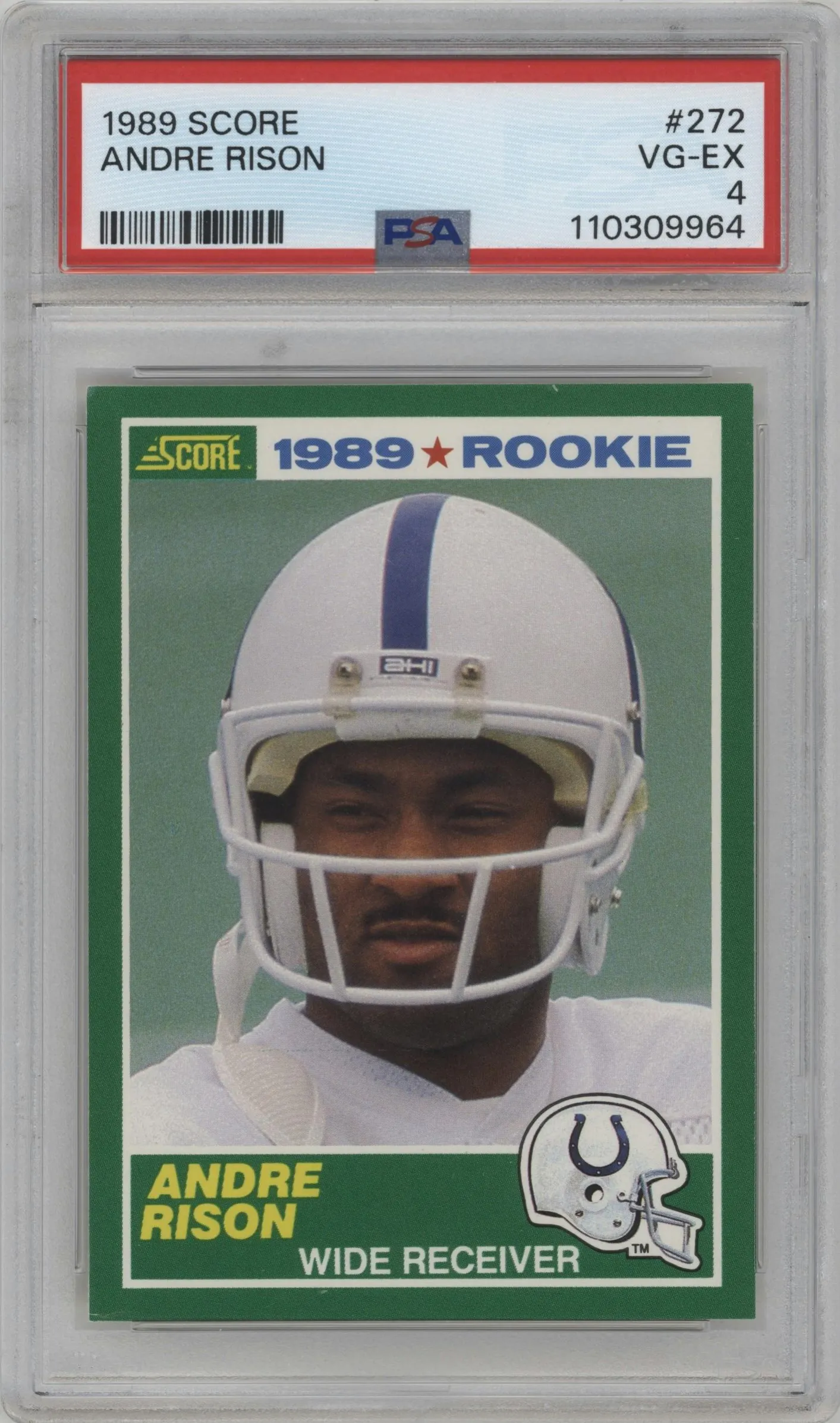 1989 Score Andre Rison #272 PSA 4