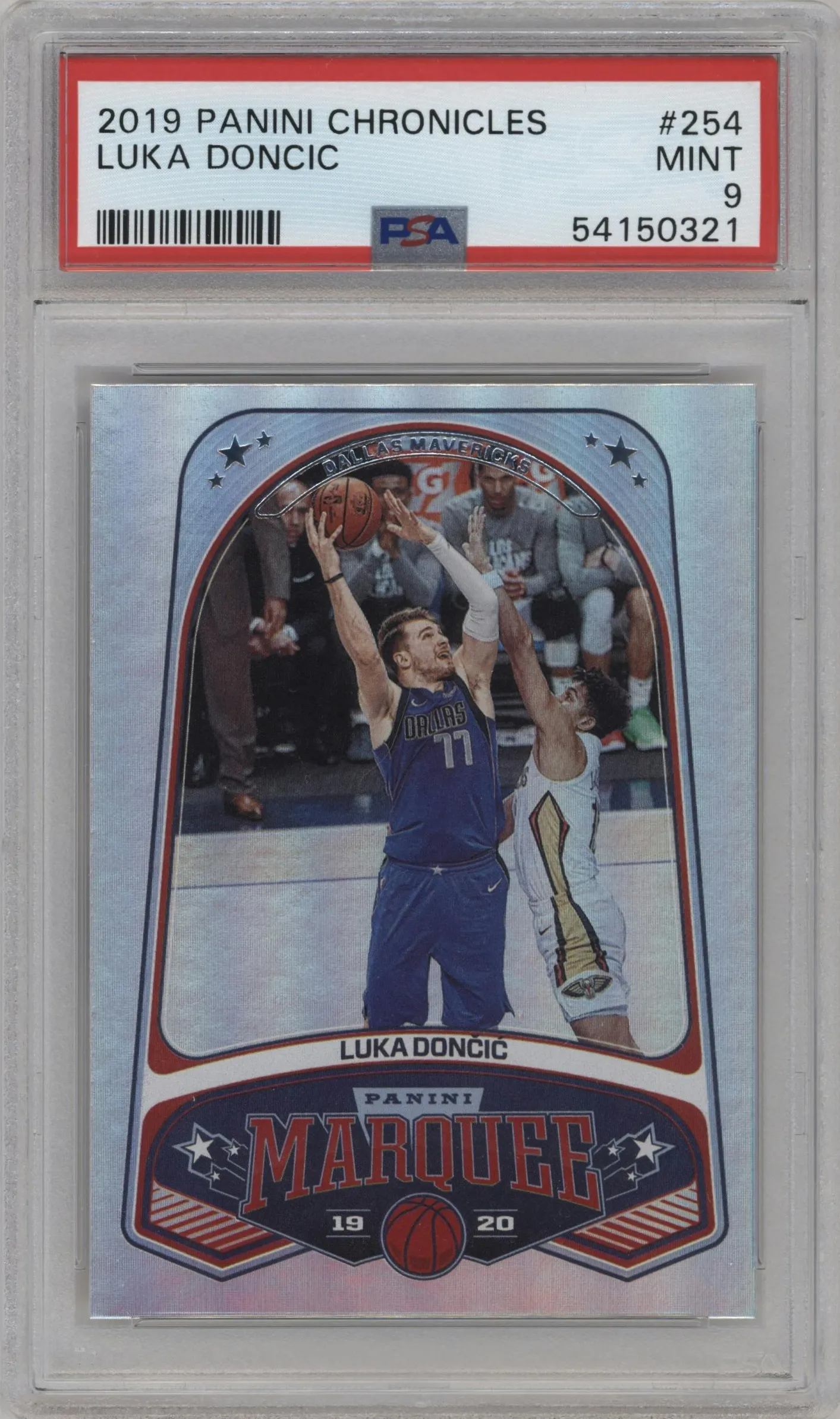 2019 Panini Chronicles Marquee Luka Doncic #254 PSA 9