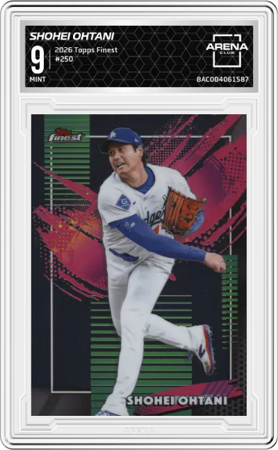 2026 Topps Finest Shohei Ohtani #250 ARENA CLUB 9