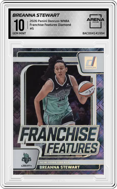 2026 Panini Donruss WNBA Franchise Features Breanna Stewart Diamond #5 ARENA CLUB 10