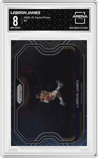 2020 Panini Prizm LeBron James #1 ARENA CLUB 8