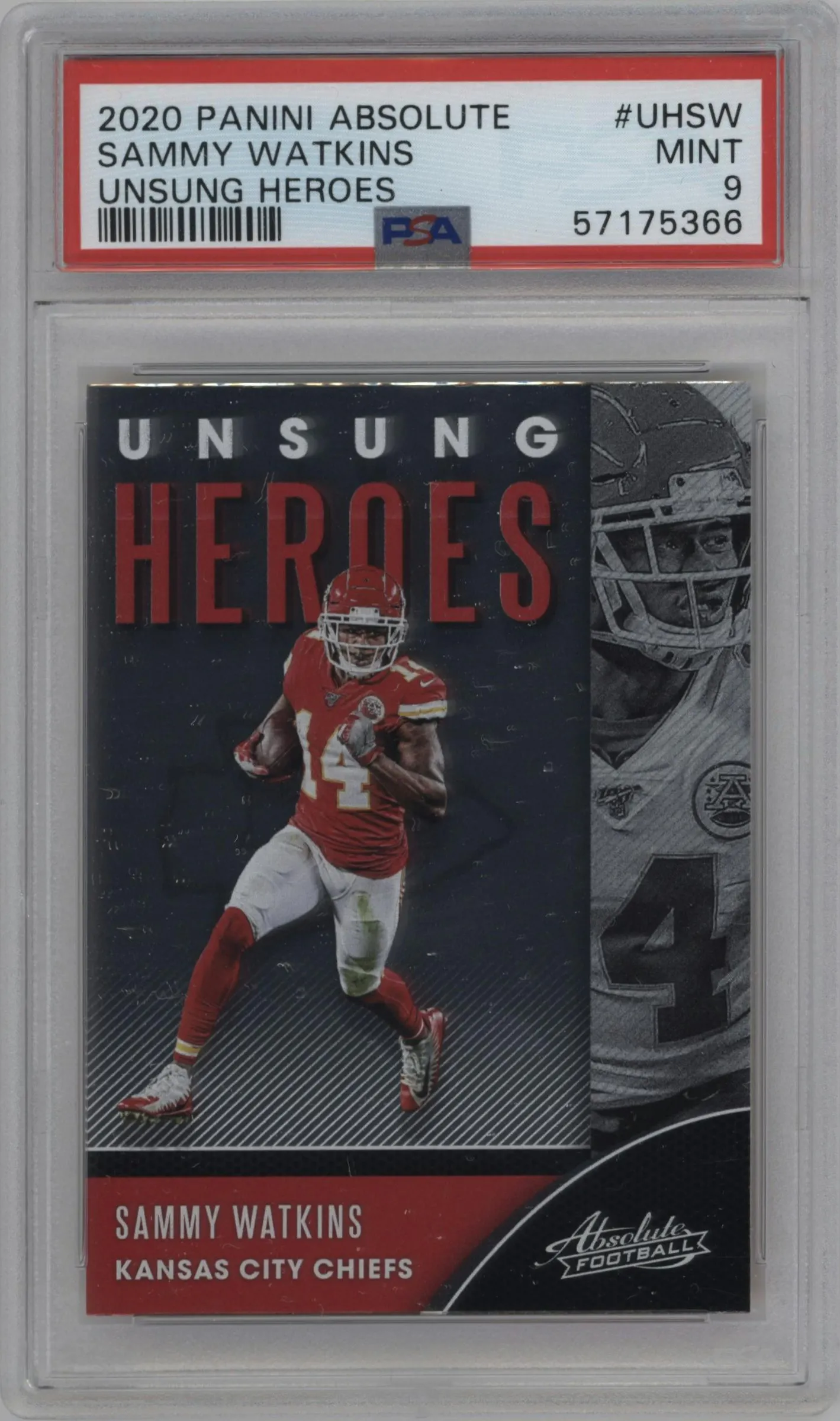 2020 Panini Absolute Unsung Heroes Sammy Watkins #10 PSA 9