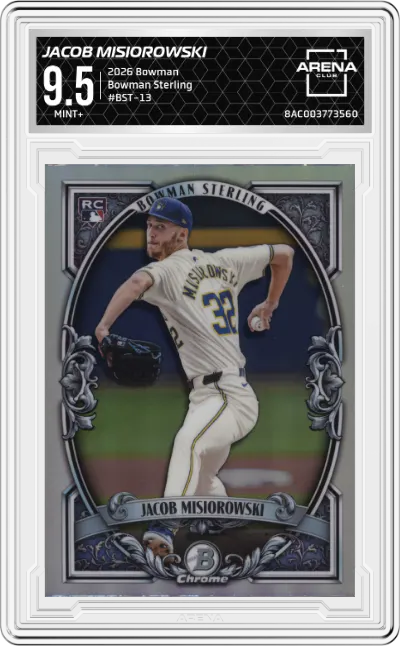 2026 Bowman Sterling Jacob Misiorowski ARENA CLUB 9.5