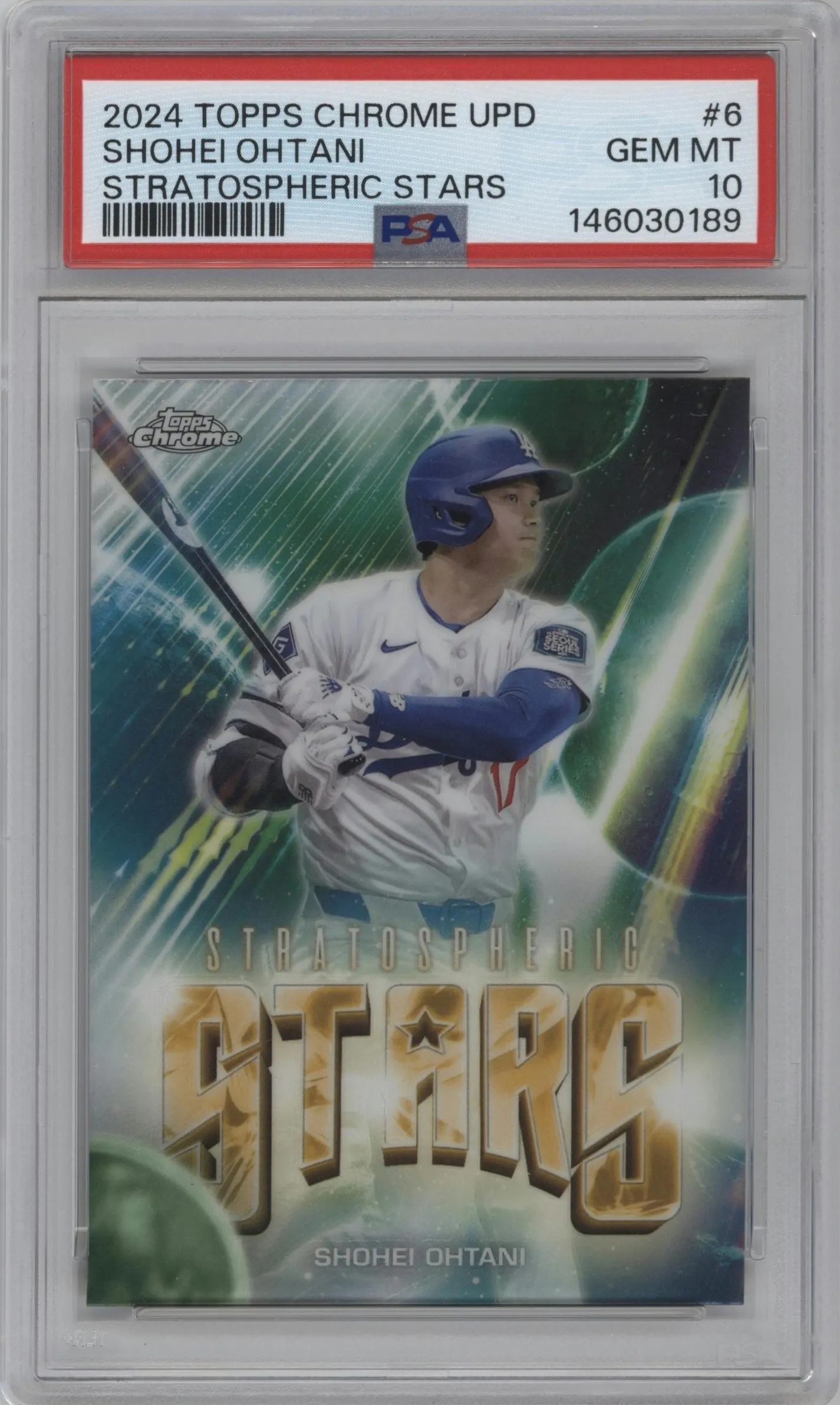 2024 Topps Chrome Update Stratospheric Stars Shohei Ohtani #SSC-6 PSA 10