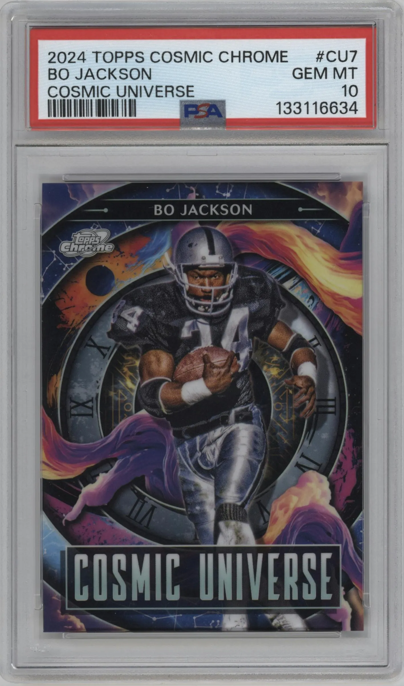 2024 Topps Cosmic Chrome Cosmic Universe Bo Jackson #CU-7 PSA 10
