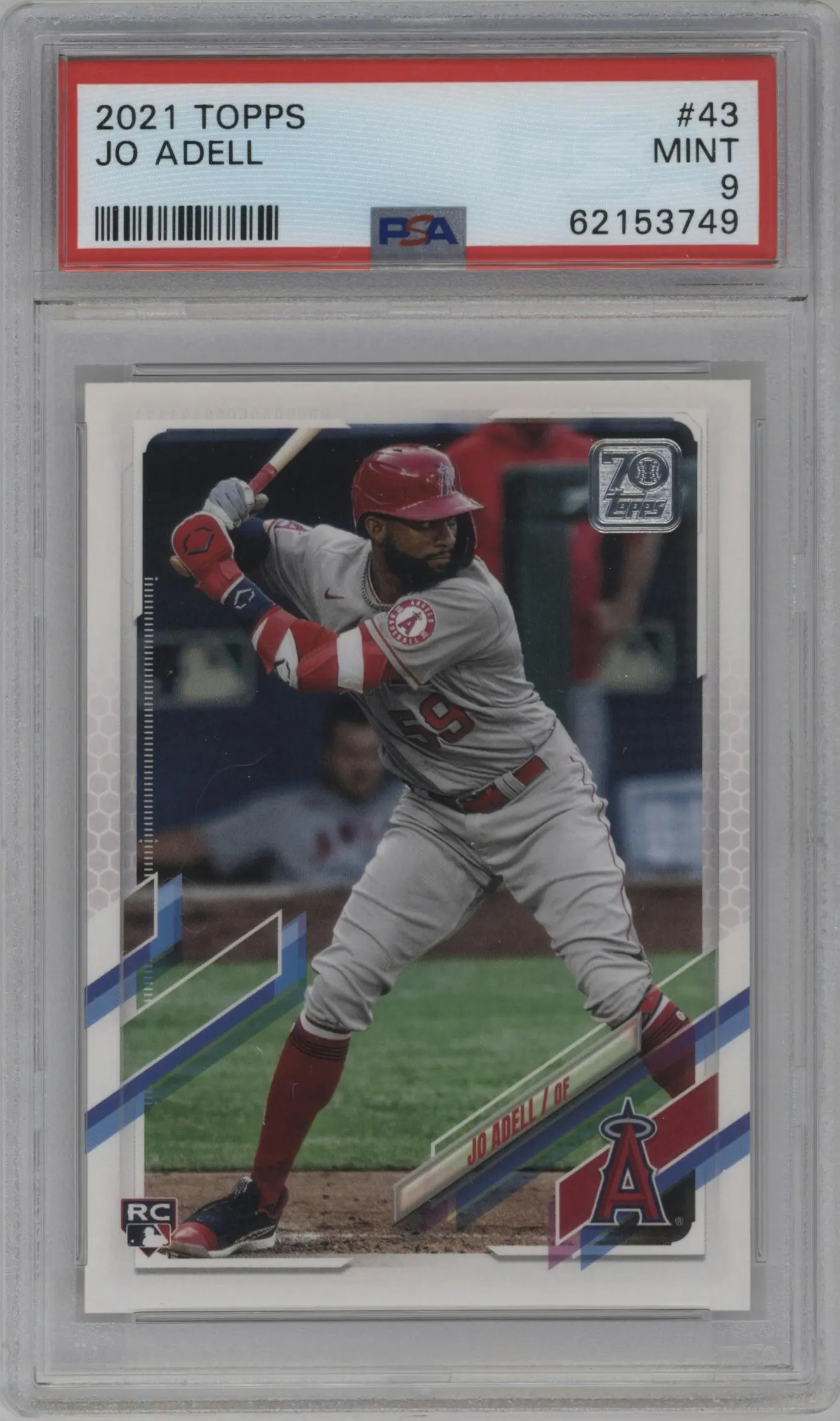 2021 Topps Series 1 Jo Adell #43 PSA 9