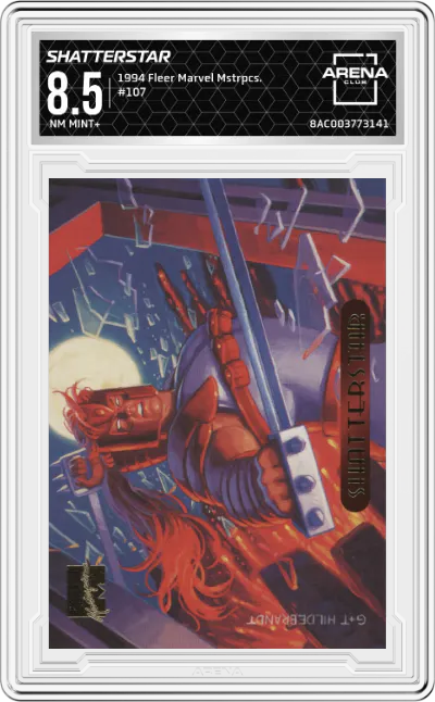 1994 Fleer Marvel Masterpieces Shatterstar ARENA CLUB 8.5