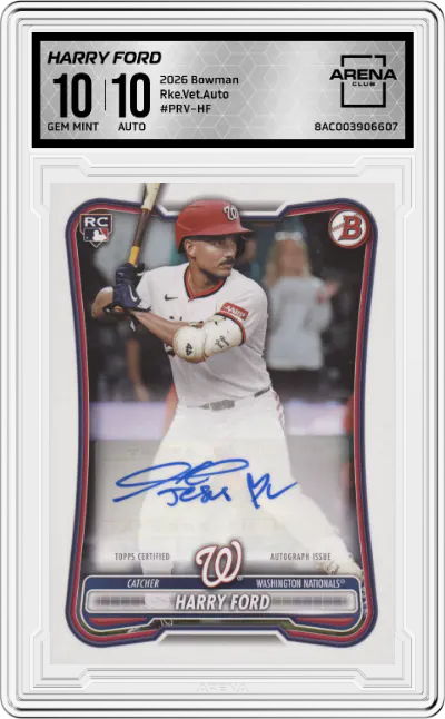2026 Bowman Rke.Vet.Auto Harry Ford ARENA CLUB 10