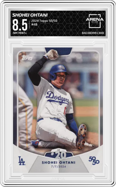 2024 Topps 50/50 Shohei Ohtani ARENA CLUB 8.5